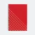 DMA_207_Grid_Hard_Cover_Wire_O_Notebook_red Dma207 grid diary ( wire-o )