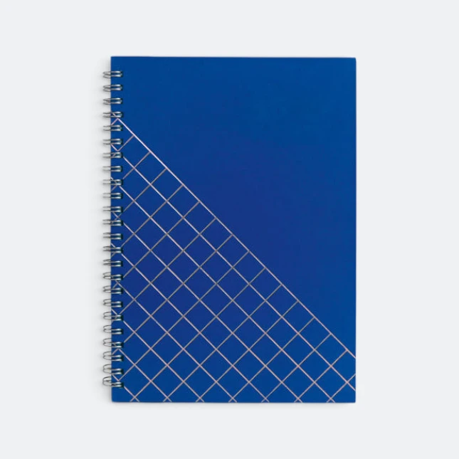 DMA_207_Grid_Hard_Cover_Wire_O_Notebook_royal_blue Dma207 grid diary ( wire-o )