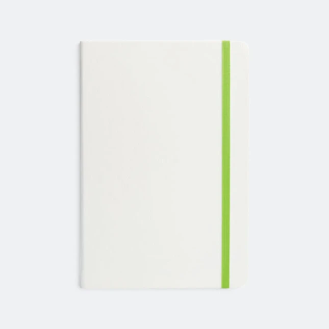 DMA_212_Colourlastic_White_Notebook_apple_Green Dma212 colourlastic notebook
