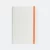 DMA_212_Colourlastic_White_Notebook_orange Dma212 colourlastic notebook