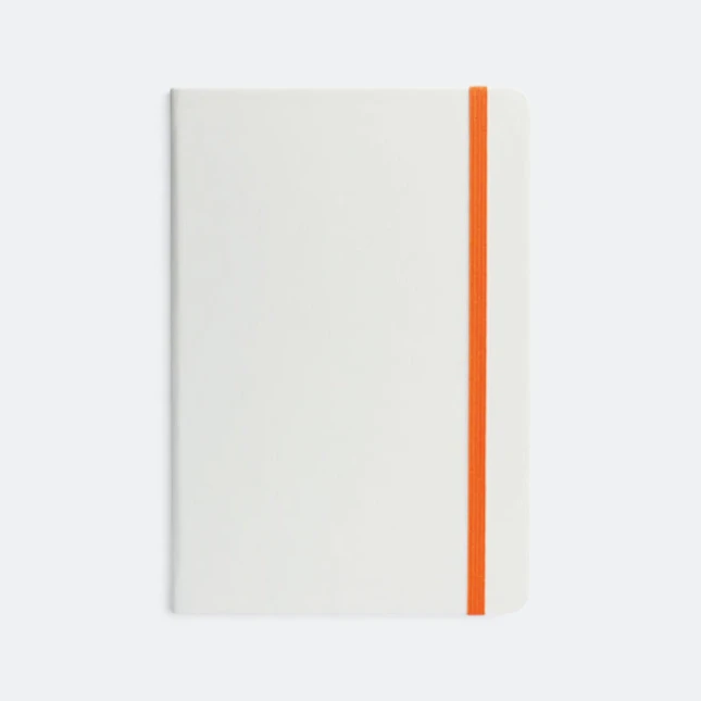 DMA_212_Colourlastic_White_Notebook_orange Dma212 colourlastic notebook