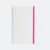 DMA_212_Colourlastic_White_Notebook_pink Dma212 colourlastic notebook