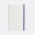 DMA_212_Colourlastic_White_Notebook_purple Dma212 colourlastic notebook