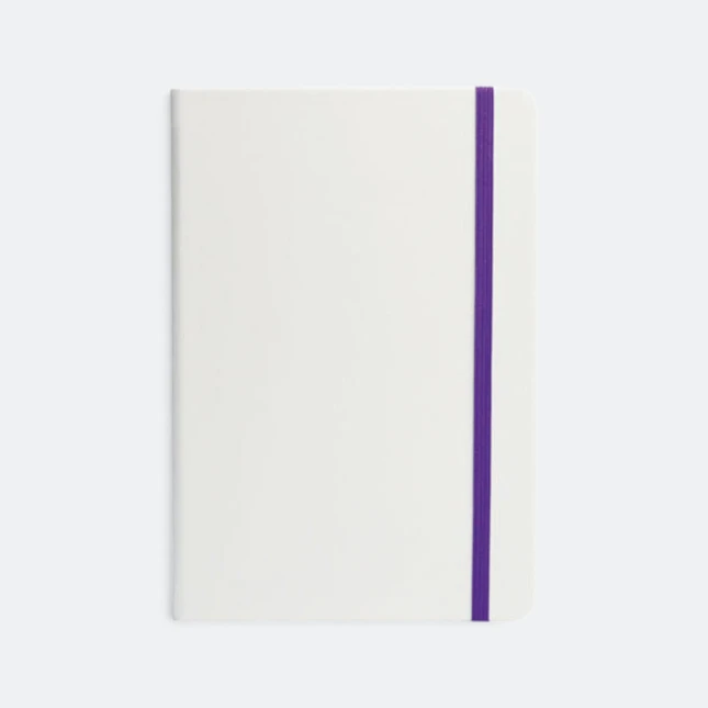 DMA_212_Colourlastic_White_Notebook_purple Dma212 colourlastic notebook