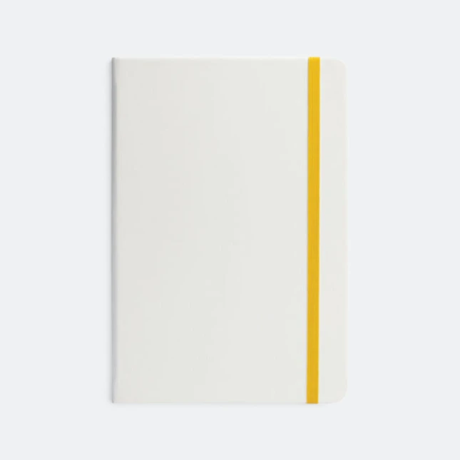 DMA_212_Colourlastic_White_Notebook_yellow Dma212 colourlastic notebook