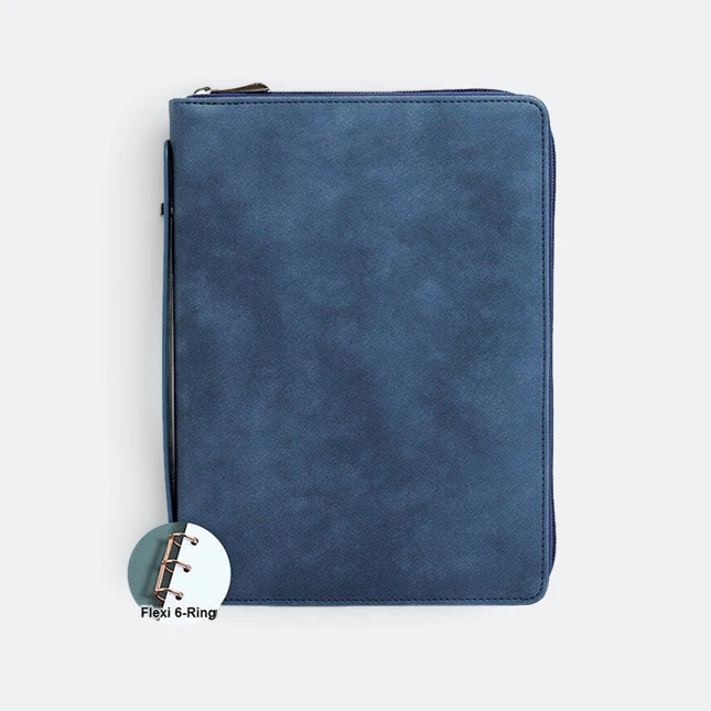 DMA_218_Ziphoria_Grip_blue_flexi_6_ring Dma218 ziphoria grip planner ( 6-ring / wire-o / combo )