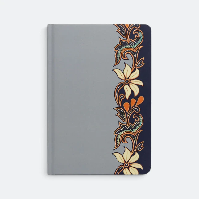 DMA_223_Chanting_Batik_Stamping_Hard_Cover_Note_Book_grey Dma223 chanting notebook