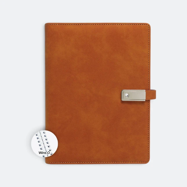 DMA_233_Swarski_brown_wire_o Dma233 swarski planner ( 6-ring / wire-o / combo )