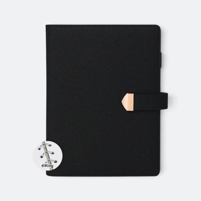 DMA_251_Shield_Organizer_black_6_ring Dma251 shield planner ( 6-ring / wire-o / combo )