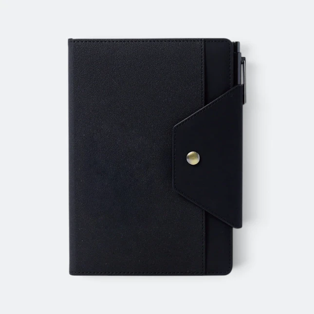 DMA_254_Portico_black Dma254 portico notebook with pen