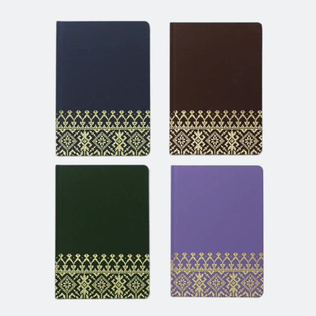 DMA_264_Songket_Gold_SongketGold_all_colors Dma264 songket gold notebook