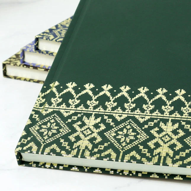 DMA_264_Songket_Gold_SongketGold_material Dma264 songket gold notebook