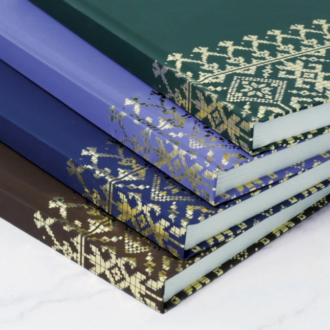 DMA_264_Songket_Gold_SongketGold_pattern Dma264 songket gold notebook