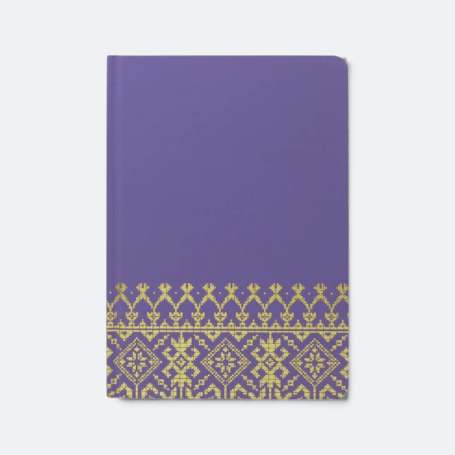 DMA_264_Songket_Gold_SongketGold_purple Dma264 songket gold notebook