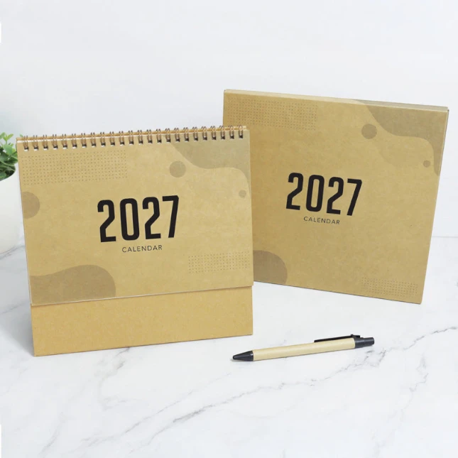 Gs002 eco calendar & pen set