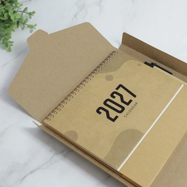 Gs002 eco calendar & pen set