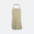 Ap04 unisex apron with 2 pockets khaki colour view