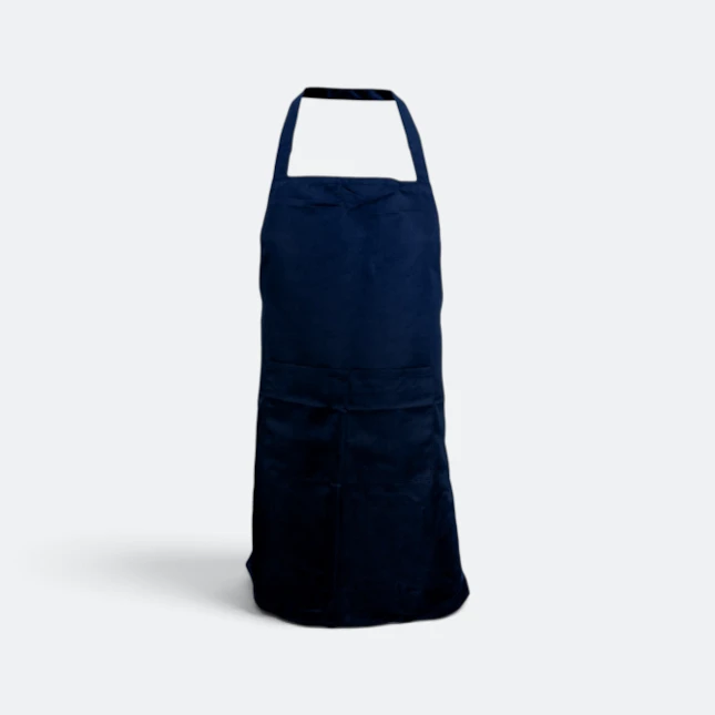 Ap04 unisex apron with 2 pockets navy pro colour view