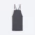 Ap05 unisex apron with multiple pockets dark grey colour view