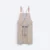 Ap05 unisex apron with multiple pockets khaki back view