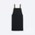 Ap06 unisex h-style apron with multiple pockets black colour view