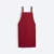 Ap06 unisex h-style apron with multiple pockets maroon colour view