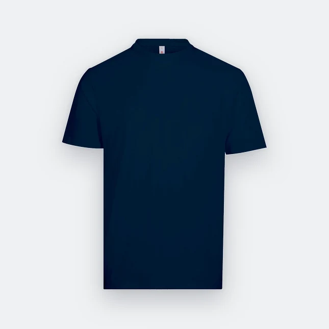 AX03 Axton Polyester (Cotton Feel) Basic T-Shirt Navy Pro Ax03 axton polyester (cotton feel) basic t-shirt navy pro colour view