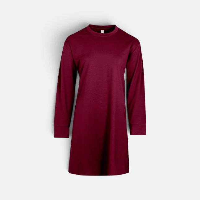 Ax04 axton female polyester (cotton feel) muslimah maroon colour view