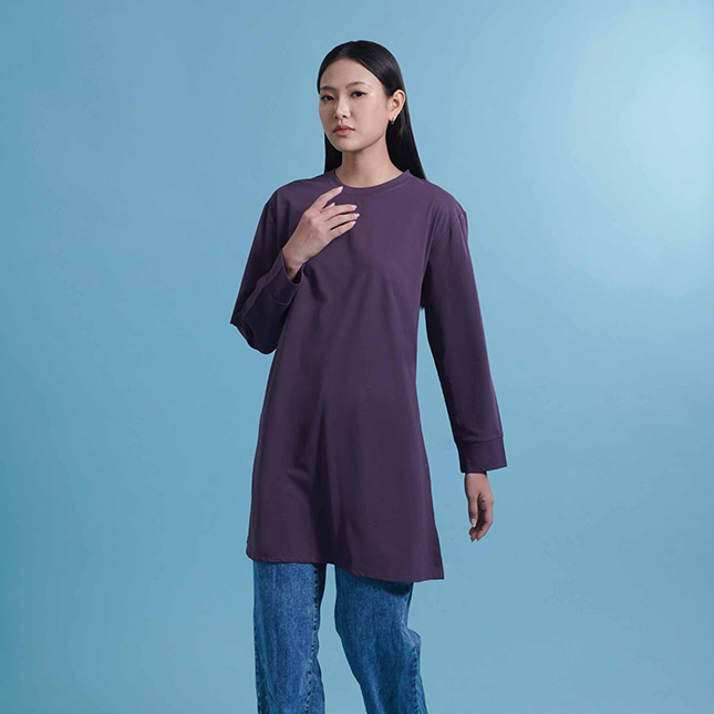 Ax04 axton female polyester (cotton feel) muslimah worn by model