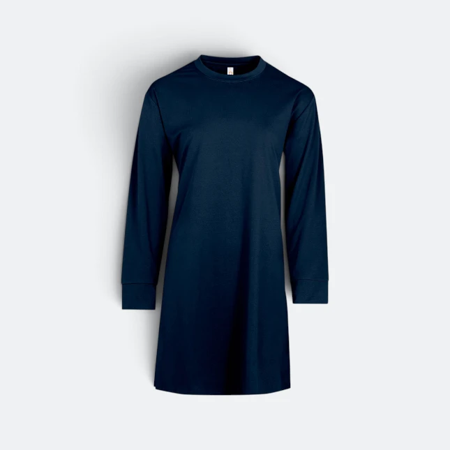 Ax04 axton female polyester (cotton feel) muslimah navy pro colour view