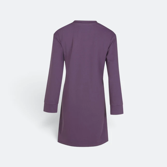 Ax04 axton female polyester (cotton feel) muslimah ultra violet back view
