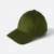 Cp01 cotton baseball cap 6-panel olive colour view
