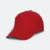 Cp01 cotton baseball cap 6-panel red colour view