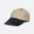 Cp04 cotton baseball cap two-tone khaki-navy colour view