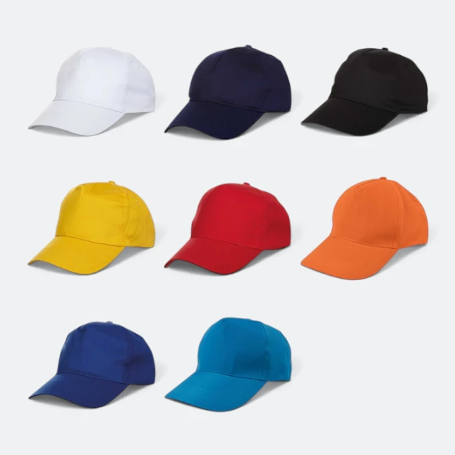 CP05 Polyester Baseball Cap 5-Panel Velcro Colours Cp05 polyester baseball cap 5-panel velcro all colours