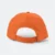 CP05 Polyester Baseball Cap 5-Panel Velcro Orange Cp05 polyester baseball cap 5-panel velcro orange back view