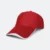 Cp13 polyester baseball cap two-tone red-white colour view