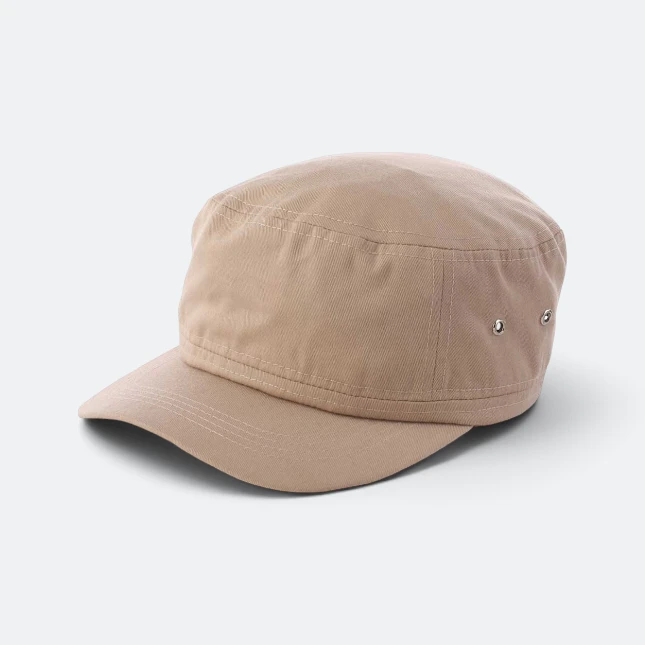 Cp21 cotton military cap khaki colour view