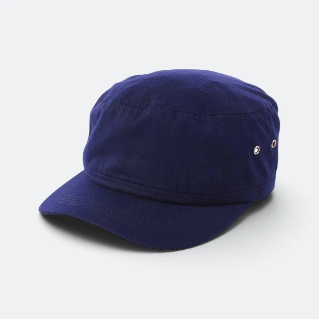 Cp21 cotton military cap navy colour view