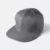 Cp23 polyester snapback cap dark grey colour view