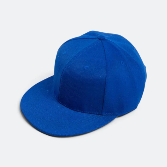 Cp23 polyester snapback cap royal colour view
