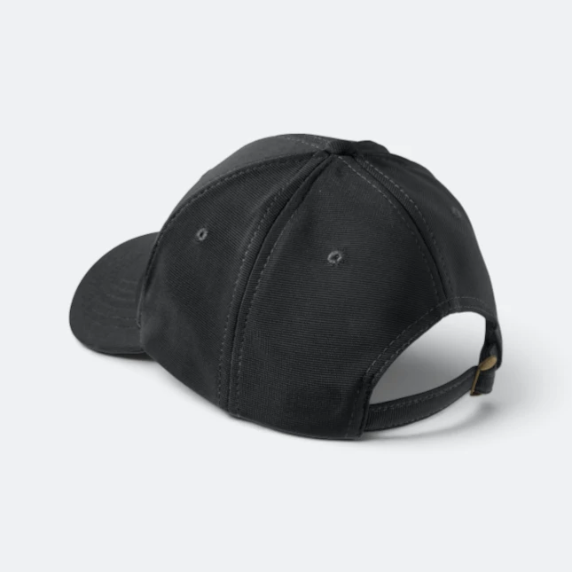 CP27 Polyester Baseball Cap 13 Colours Charcoal Cp27 polyester baseball cap 13 colours charcoal back view