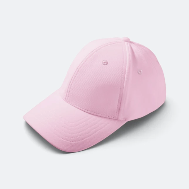 CP27 Polyester Baseball Cap 13 Colours Pink Cp27 polyester baseball cap 13 colours pink colour view