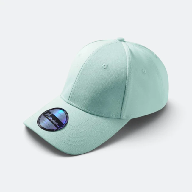 Cp28 premium polyester baseball cap tiffany blue colour view