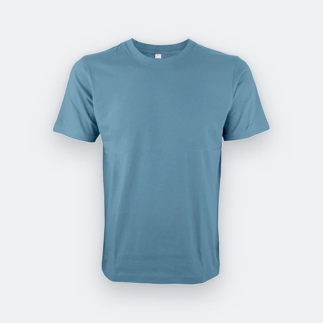 Ct51 comfy cotton short sleeve basic t-shirt air force blue colour view