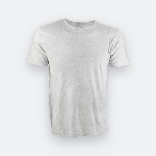 Ct51 comfy cotton short sleeve basic t-shirt ash grey colour view