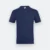 Ct51 comfy cotton short sleeve basic t-shirt dark blue melange colour view