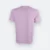 Ct51 comfy cotton short sleeve basic t-shirt light purple back view