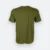 Ct51 comfy cotton short sleeve basic t-shirt olive back view