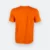 Ct51 comfy cotton short sleeve basic t-shirt orange pro back view